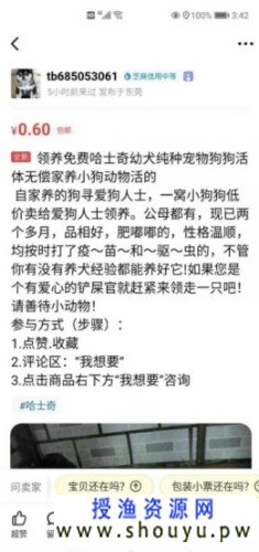 授渔资源网：如何通过闲鱼引流微信成交精准锁定宠物粉!